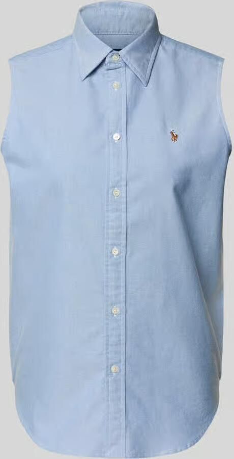 Polo Ralph Lauren Regular fit overhemdblouse in mouwloos design - Foto 7