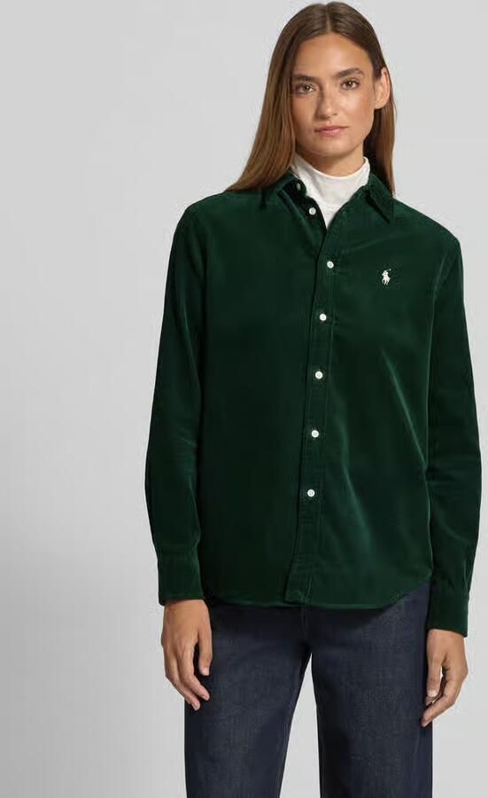 Polo Ralph Lauren Regular fit overhemdblouse in ribcordlook model 'Sport' - Foto 2