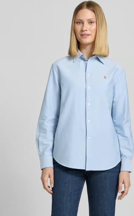 Polo Ralph Lauren Regular fit overhemdblouse met logostitching - Foto 2