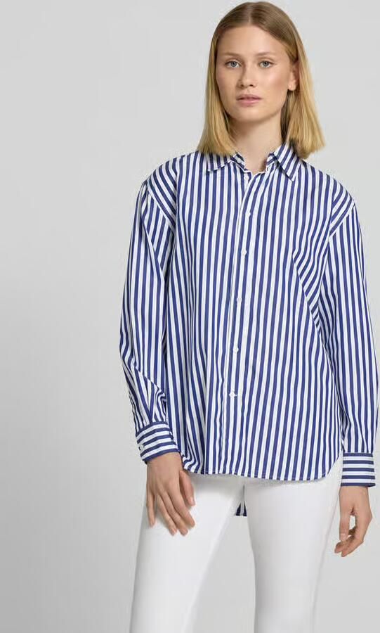 Polo Ralph Lauren Relaxed fit overhemdblouse met logostitching model 'Ligh' - Foto 6