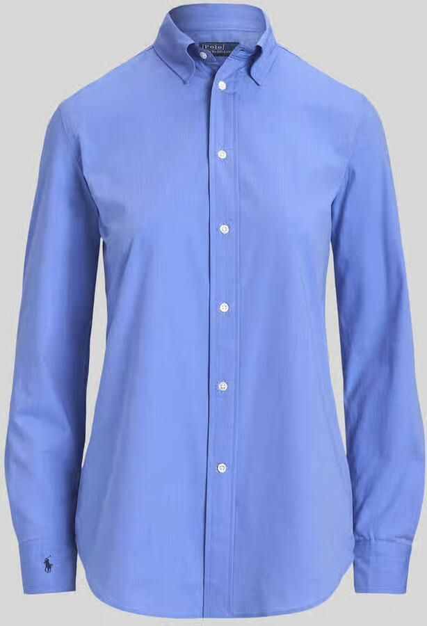 Polo Ralph Lauren Geborduurde Pony Button-Down Overhemden Blue Dames - Foto 8