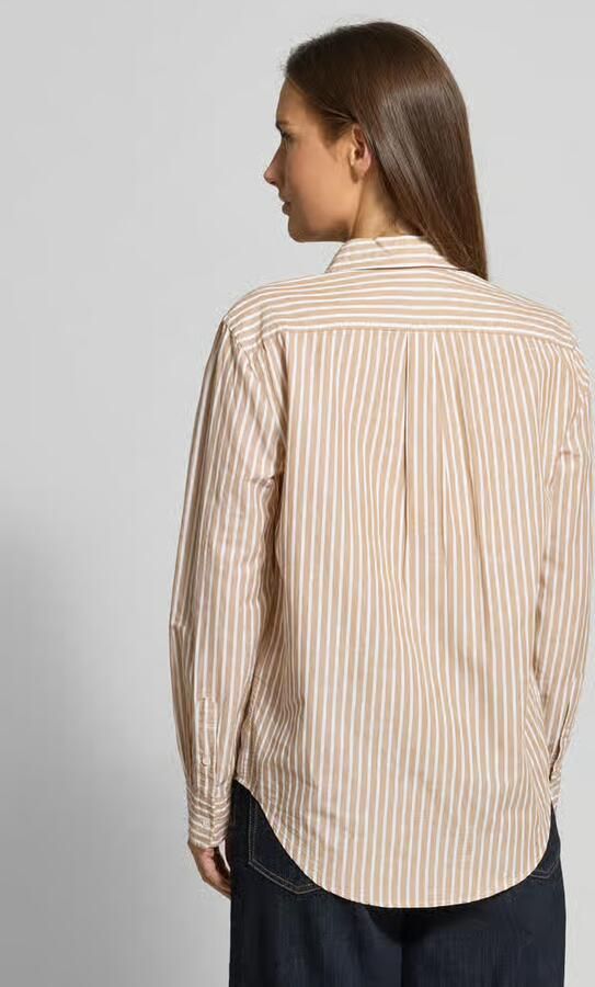 Polo Ralph Lauren Regular fit overhemdblouse van mix van katoen en linnen - Foto 3