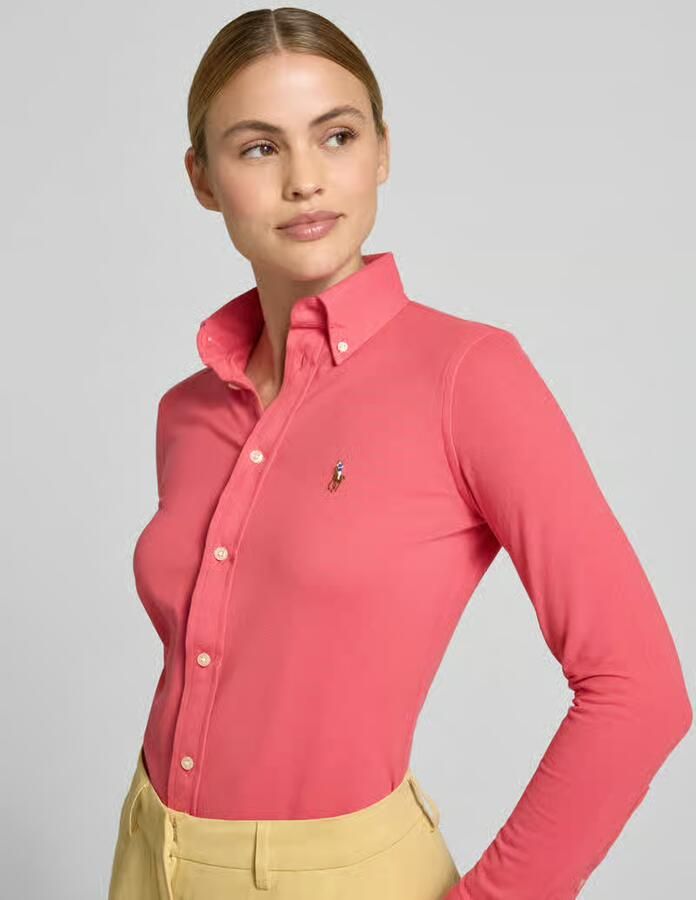 Polo Ralph Lauren regular fit overhemdblouse van puur katoen