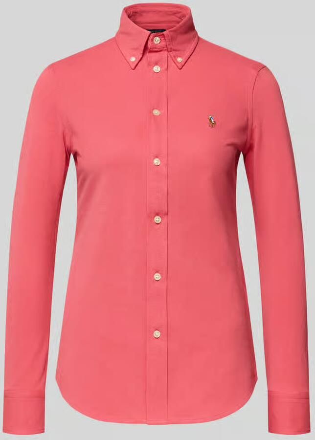 Polo Ralph Lauren regular fit overhemdblouse van puur katoen - Foto 2