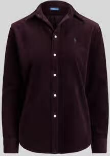 Polo Ralph Lauren regular fit overhemdblouse van puur katoen