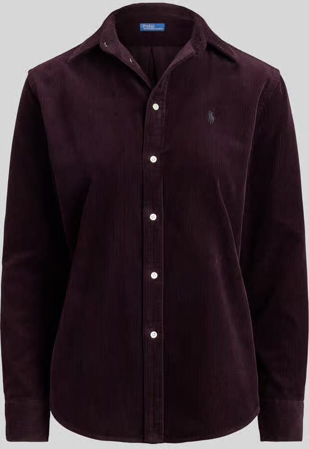 Polo Ralph Lauren regular fit overhemdblouse van puur katoen - Foto 2