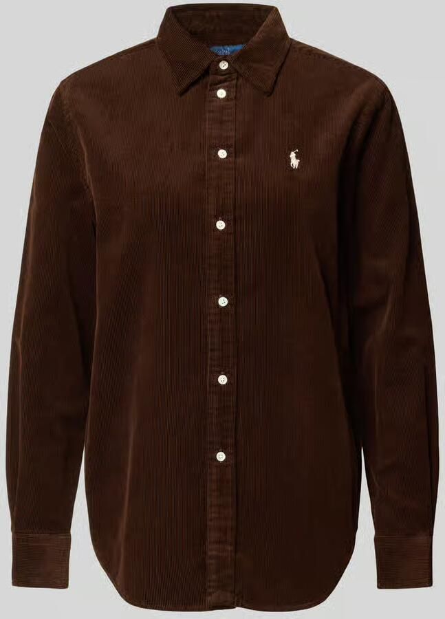 Polo Ralph Lauren regular fit overhemdblouse van puur katoen
