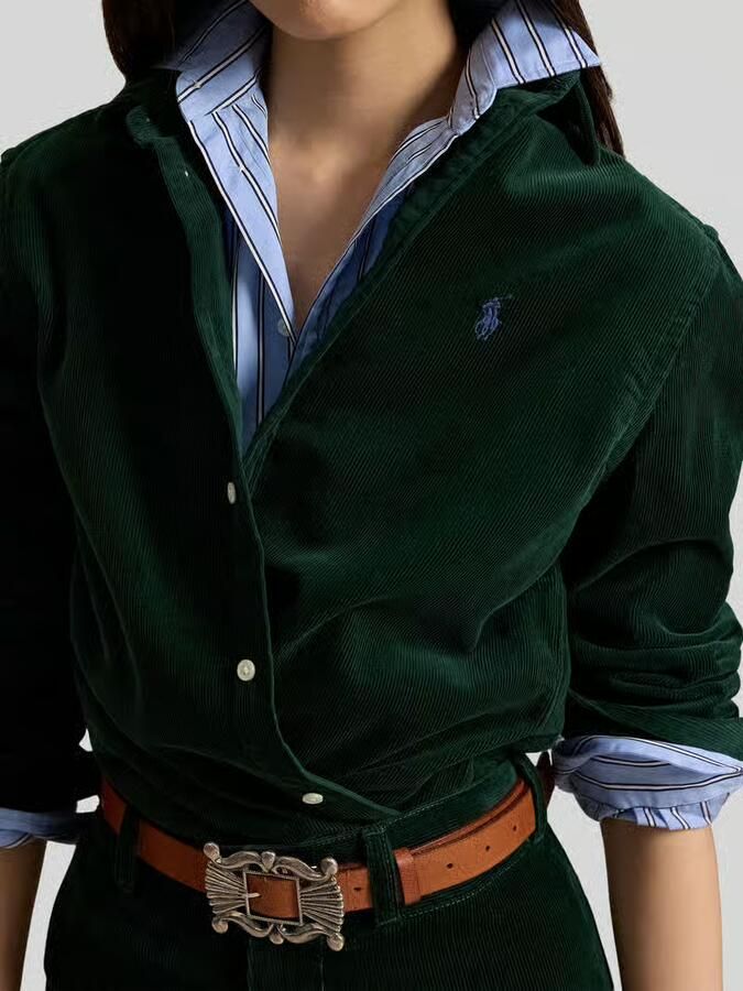 Polo Ralph Lauren regular fit overhemdblouse van puur katoen