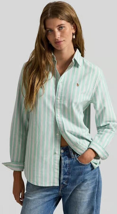 Polo Ralph Lauren Regular Fit overhemdblouse van puur katoen - Foto 3