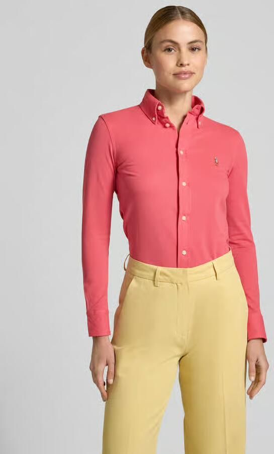 Polo Ralph Lauren regular fit overhemdblouse van puur katoen - Foto 2