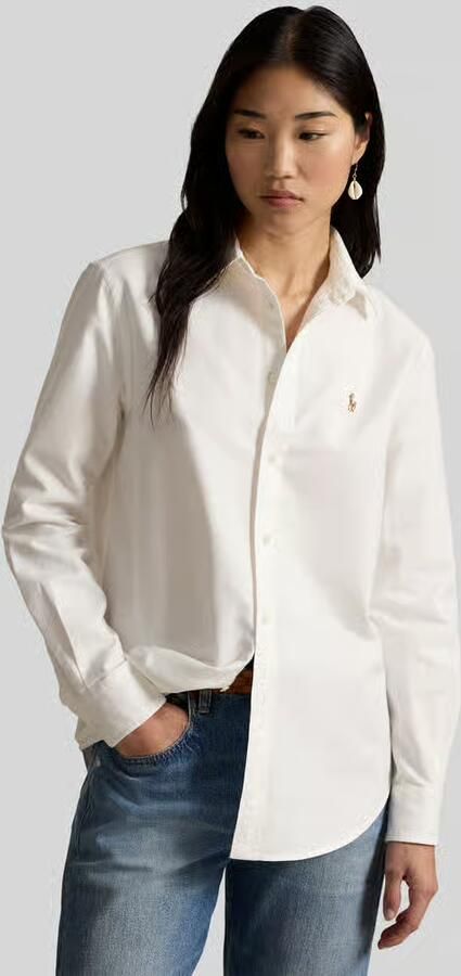Polo Ralph Lauren Regular fit overhemdblouse met logostitching - Foto 2