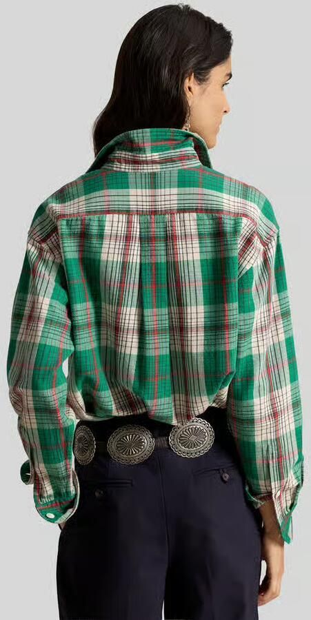 Polo Ralph Lauren regular fit overhemdblouse van puur katoen - Foto 3