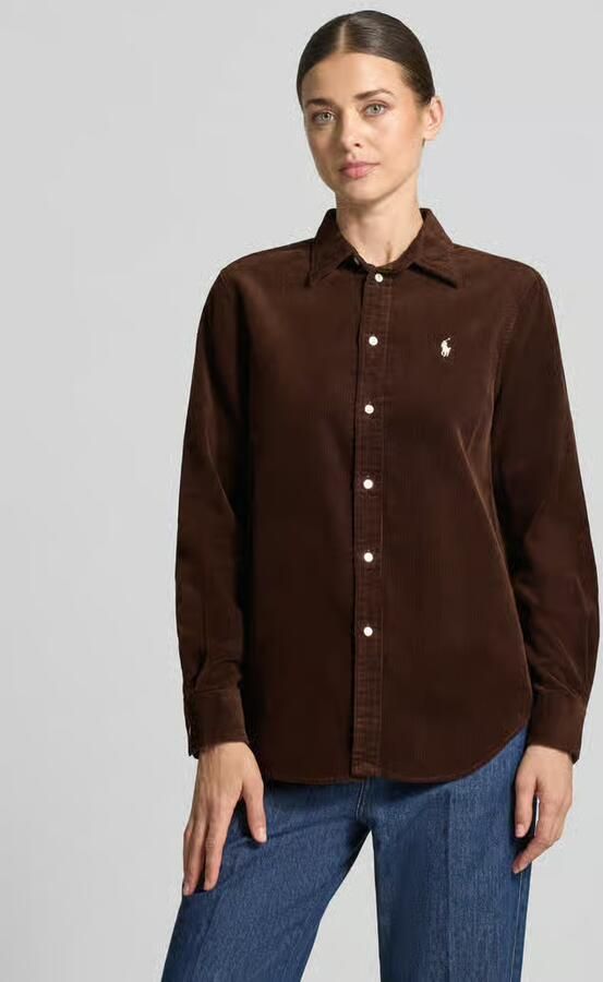 Polo Ralph Lauren regular fit overhemdblouse van puur katoen - Foto 2