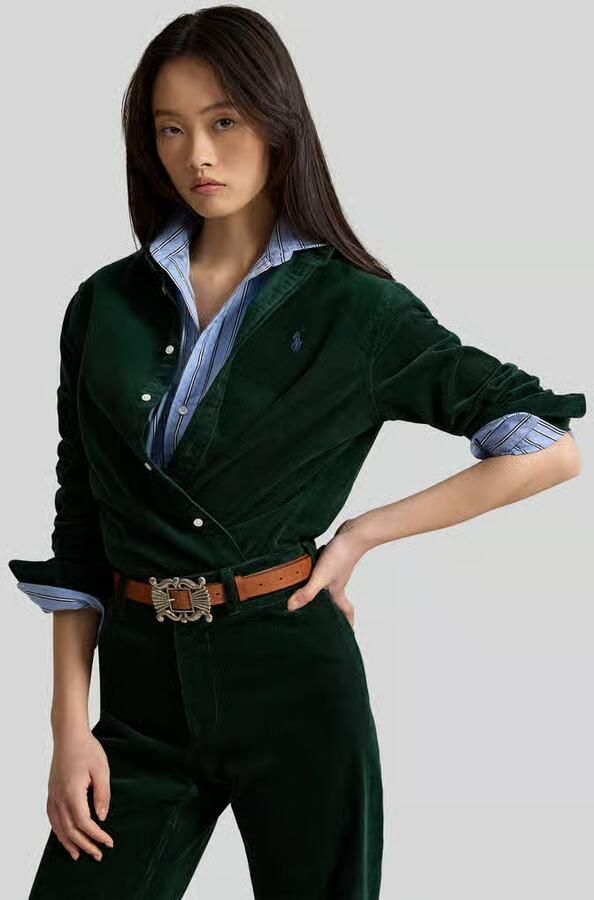 Polo Ralph Lauren regular fit overhemdblouse van puur katoen - Foto 2