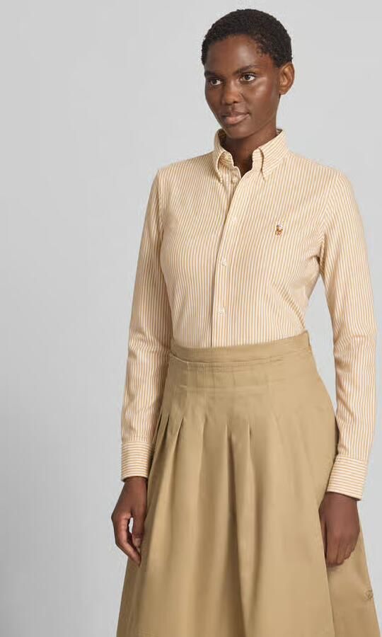 Polo Ralph Lauren regular fit overhemdblouse van puur katoen - Foto 2