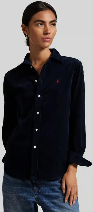 Polo Ralph Lauren Regular fit overhemdblouse in ribcordlook model 'Sport' - Foto 3