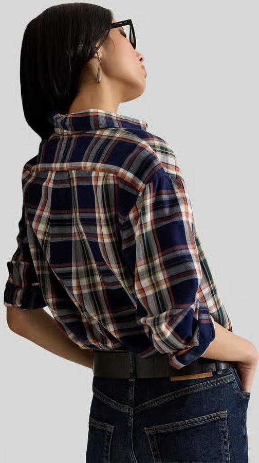 Polo Ralph Lauren regular fit overhemdblouse van puur katoen