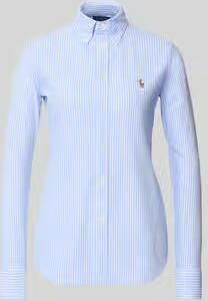 Polo Ralph Lauren Blauwe Casual Katoenen Overhemd met Lange Mouwen Blue Dames - Foto 7