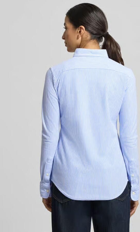 Polo Ralph Lauren Blauwe Casual Katoenen Overhemd met Lange Mouwen Blue Dames - Foto 8