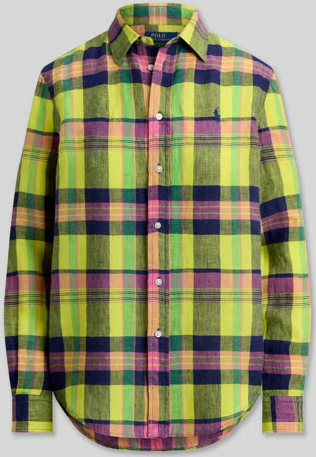 Polo Ralph Lauren Regular fit Overhemdblouse van puur linnen - Foto 2