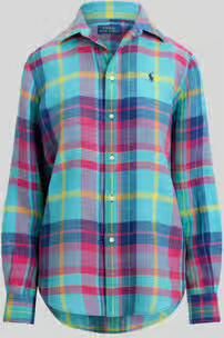 Polo Ralph Lauren Regular fit Overhemdblouse van puur linnen
