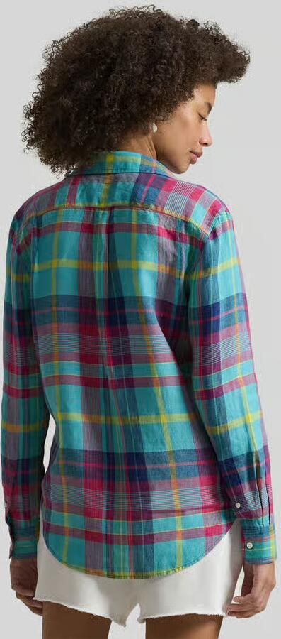 Polo Ralph Lauren Regular fit Overhemdblouse van puur linnen - Foto 3