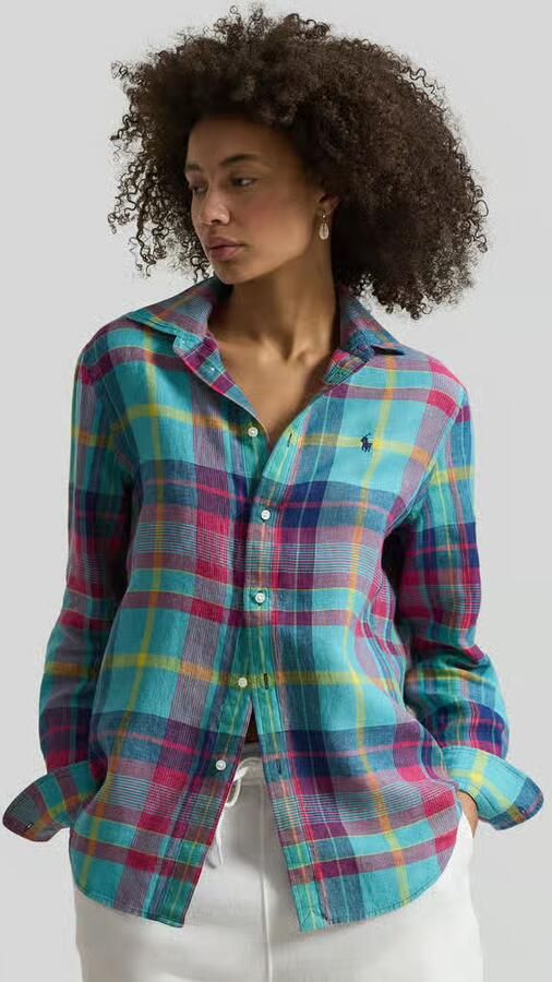 Polo Ralph Lauren Regular fit Overhemdblouse van puur linnen - Foto 2