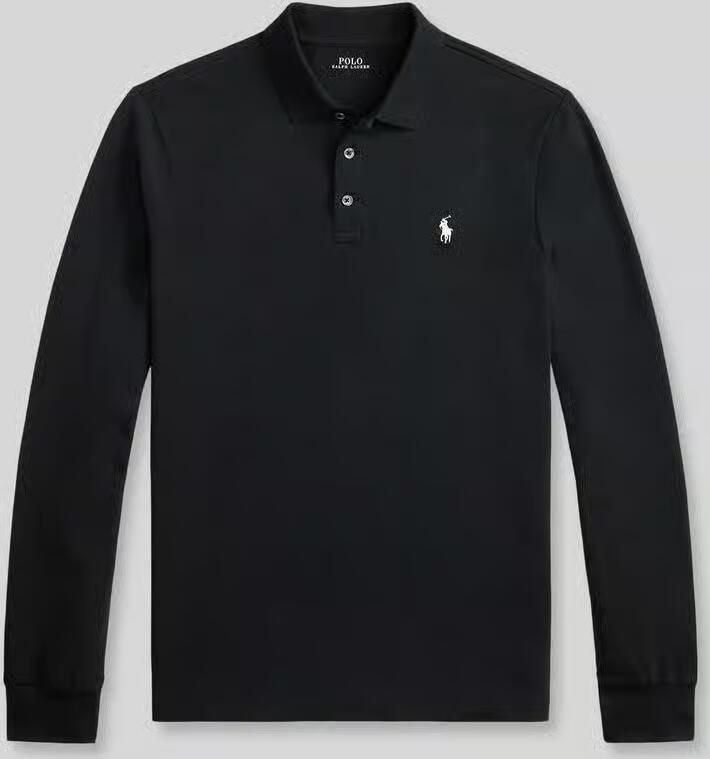 Polo Ralph Lauren Polo Shirt Lange Mouw POLO COUPE AJUSTEE SLIM FIT EN COTON STRECH MESH - Foto 2