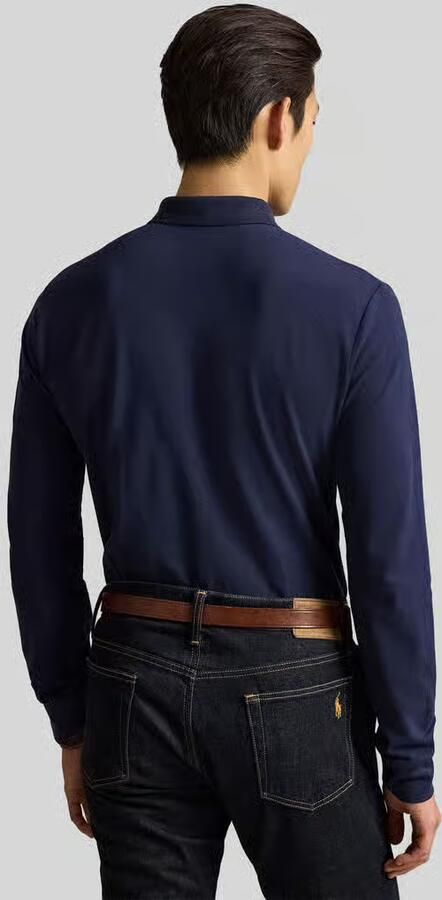 Polo Ralph Lauren Polo Shirt Lange Mouw POLO COUPE AJUSTEE SLIM FIT EN COTON STRECH MESH