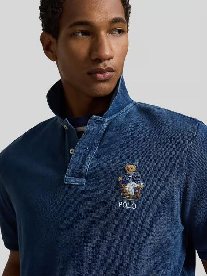 Polo Ralph Lauren regular fit poloshirt met polo bear-details