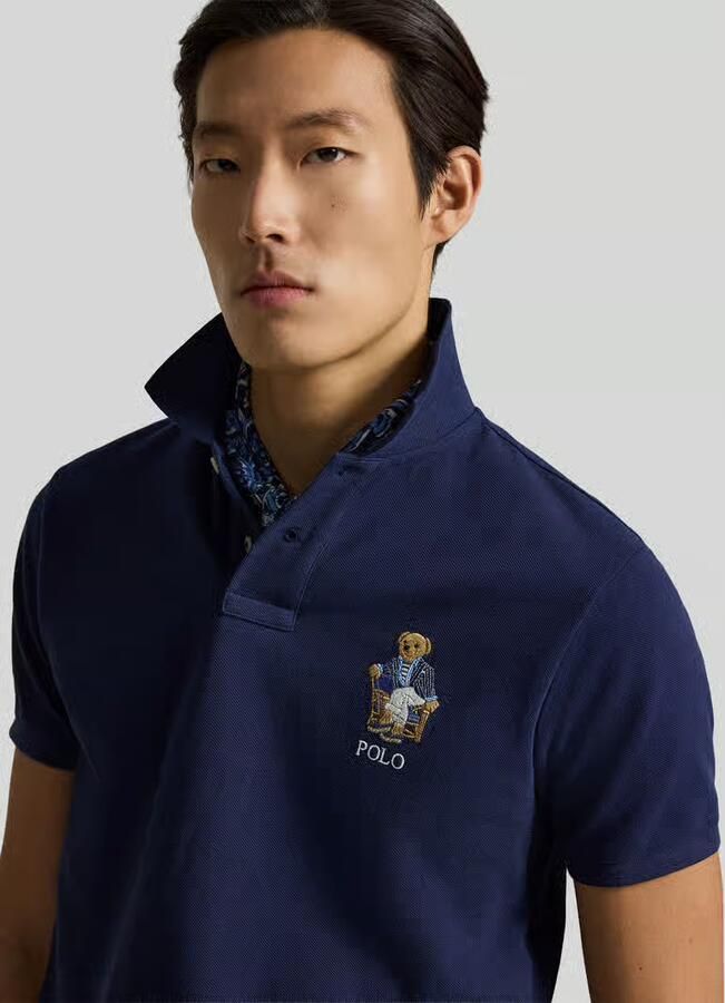 Polo Ralph Lauren regular fit poloshirt met polo bear-stitching