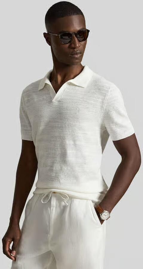 Polo Ralph Lauren regular fit poloshirt van katoen-linnenmix - Foto 2