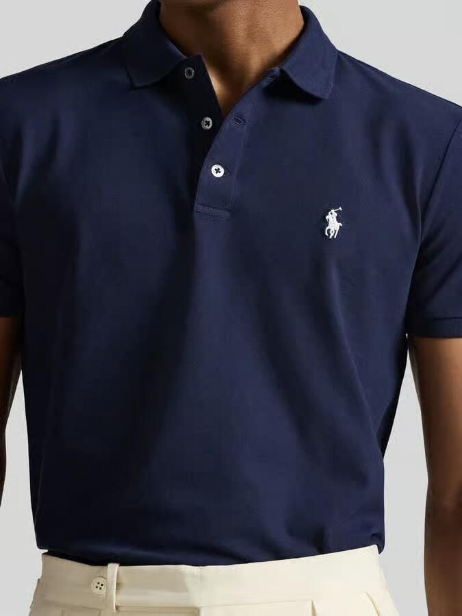 Polo Ralph Lauren Costum slim fit poloshirt van katoenmix - Foto 2