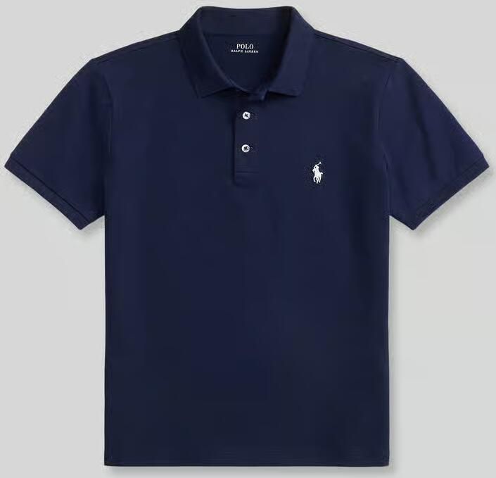 Polo Ralph Lauren Costum slim fit poloshirt van katoenmix - Foto 3