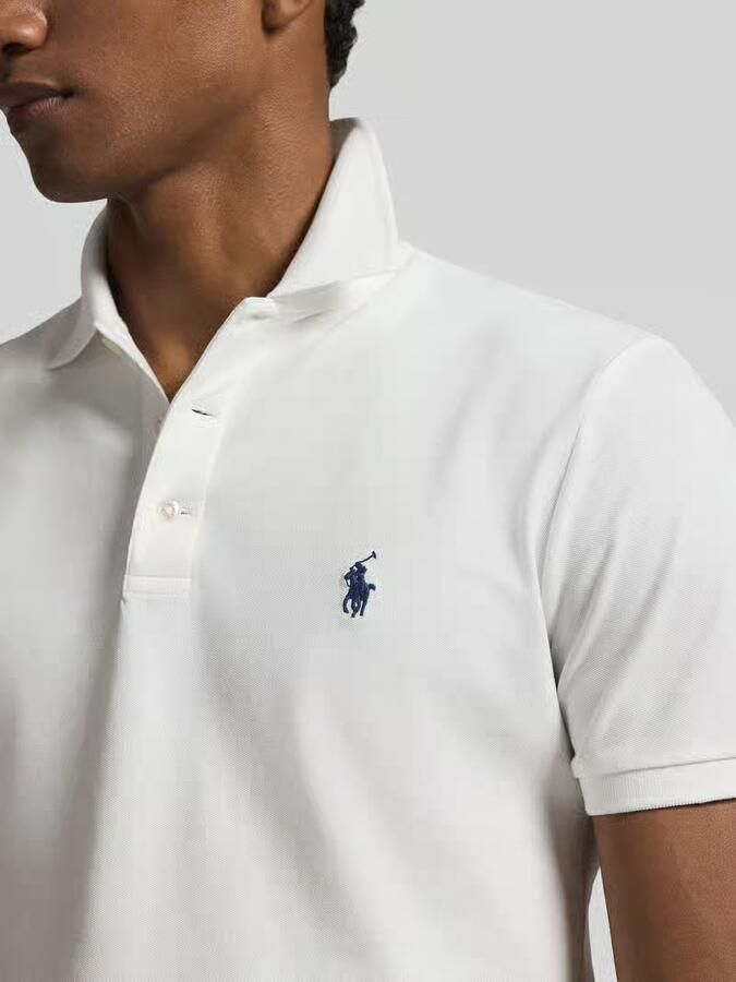 Polo Ralph Lauren Polo Shirt Korte Mouw POLO AJUSTE SLIM FIT EN COTON STRETCH MESH - Foto 2