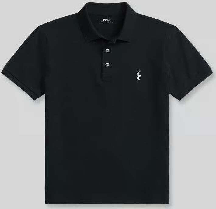 Polo Ralph Lauren Costum slim fit poloshirt van katoenmix - Foto 3