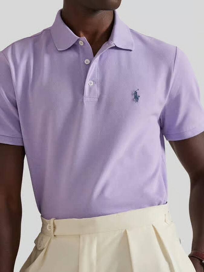 Polo Ralph Lauren Costum slim fit poloshirt van katoenmix - Foto 2