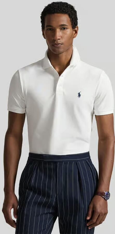 Polo Ralph Lauren Polo Shirt Korte Mouw POLO AJUSTE SLIM FIT EN COTON STRETCH MESH - Foto 5