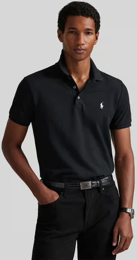 Polo Ralph Lauren Costum slim fit poloshirt van katoenmix - Foto 2