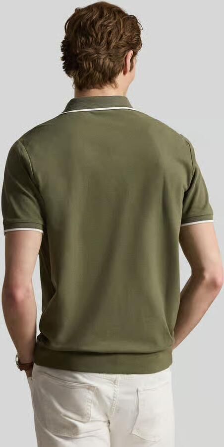 Polo Ralph Lauren regular fit poloshirt van katoenmix met ritssluiting - Foto 3