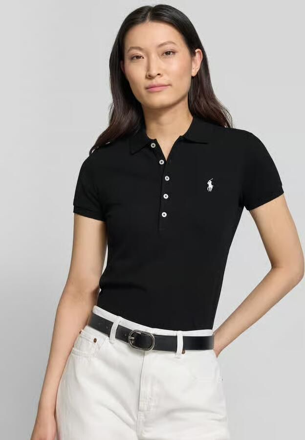 Polo Ralph Lauren regular fit poloshirt van katoenmix model 'JULIE'