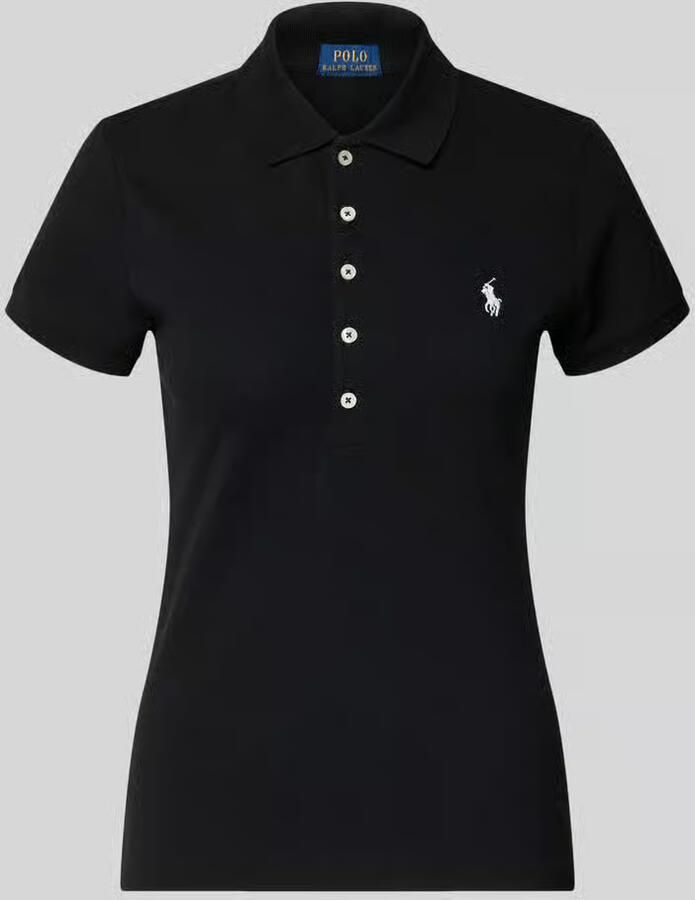 Polo Ralph Lauren regular fit poloshirt van katoenmix model 'JULIE' - Foto 2