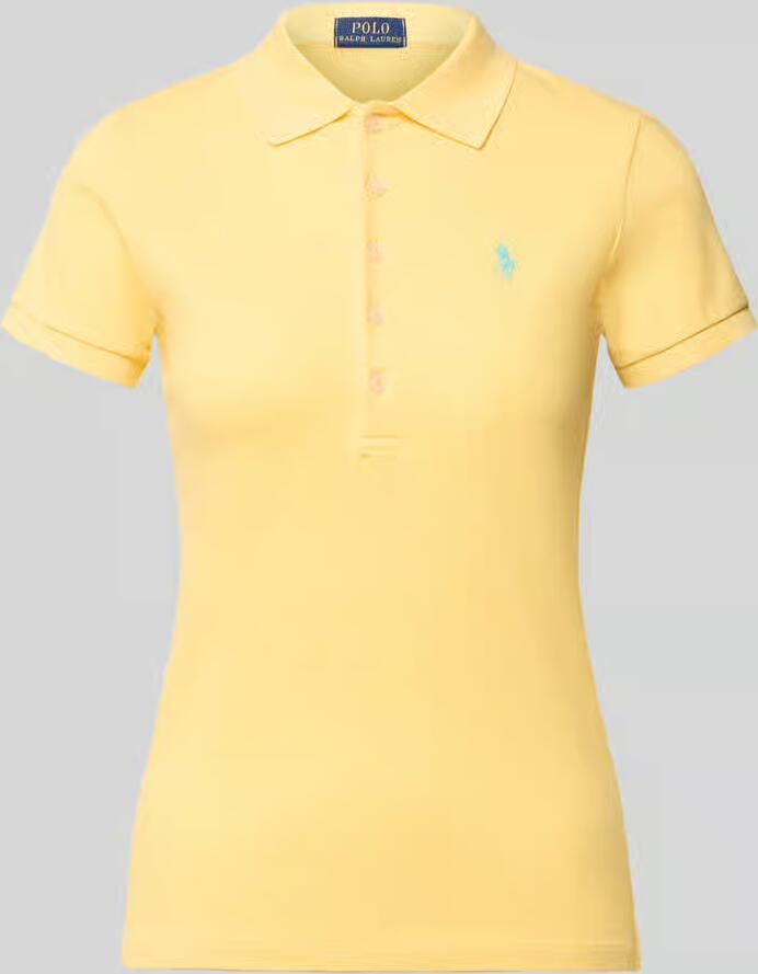 Polo Ralph Lauren regular fit poloshirt van katoenmix model 'JULIE' - Foto 2
