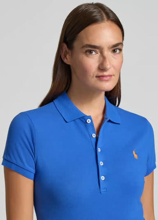 Polo Ralph Lauren regular fit poloshirt van katoenmix model 'JULIE'
