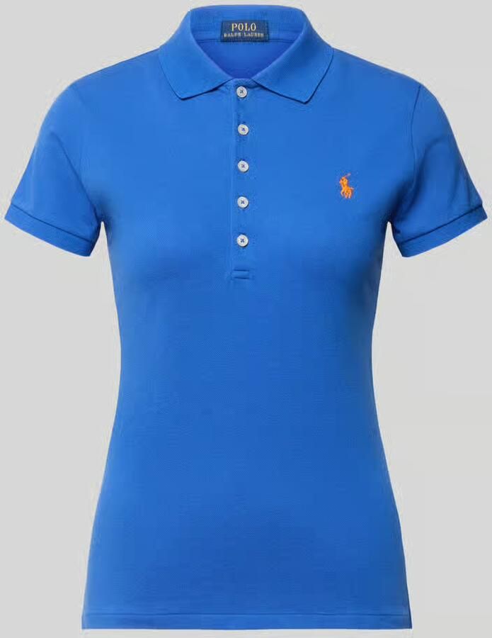 Polo Ralph Lauren regular fit poloshirt van katoenmix model 'JULIE' - Foto 2