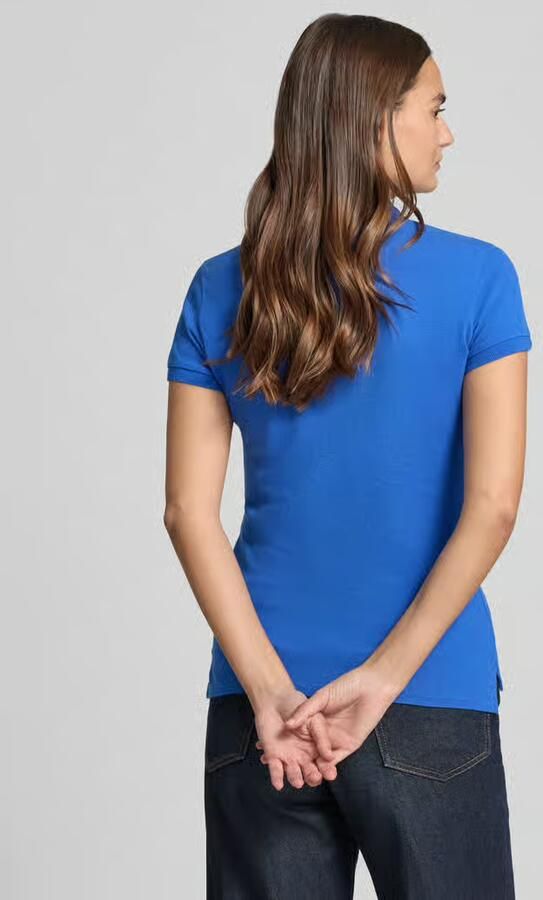 Polo Ralph Lauren regular fit poloshirt van katoenmix model 'JULIE'