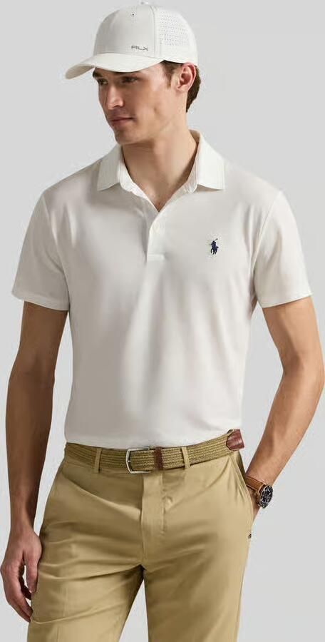 Polo Ralph Lauren regular fit poloshirt van katoenmix model 'TOUR PIQUE' - Foto 4