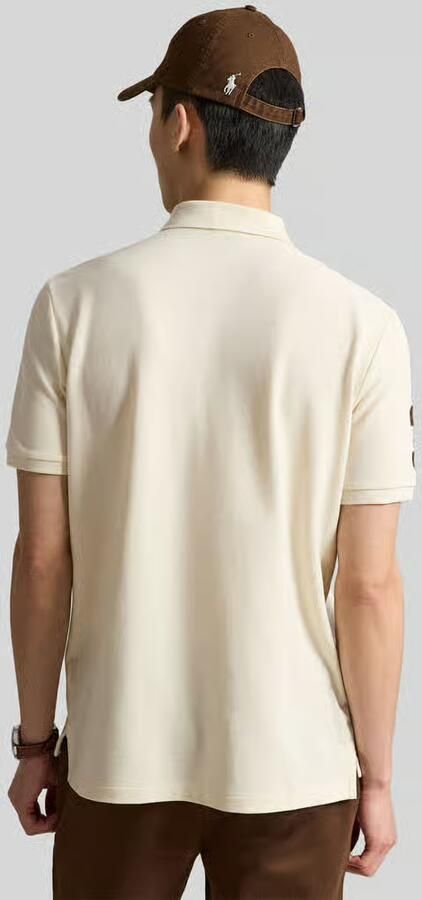 Polo Ralph Lauren regular fit poloshirt van pure katoen met patches en stitchings - Foto 3