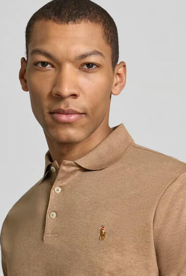 Polo Ralph Lauren Regular fit poloshirt met labelstitching