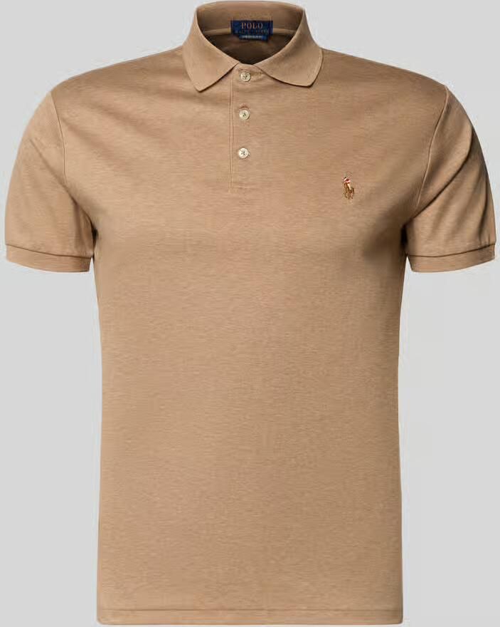 Polo Ralph Lauren Regular fit poloshirt met labelstitching